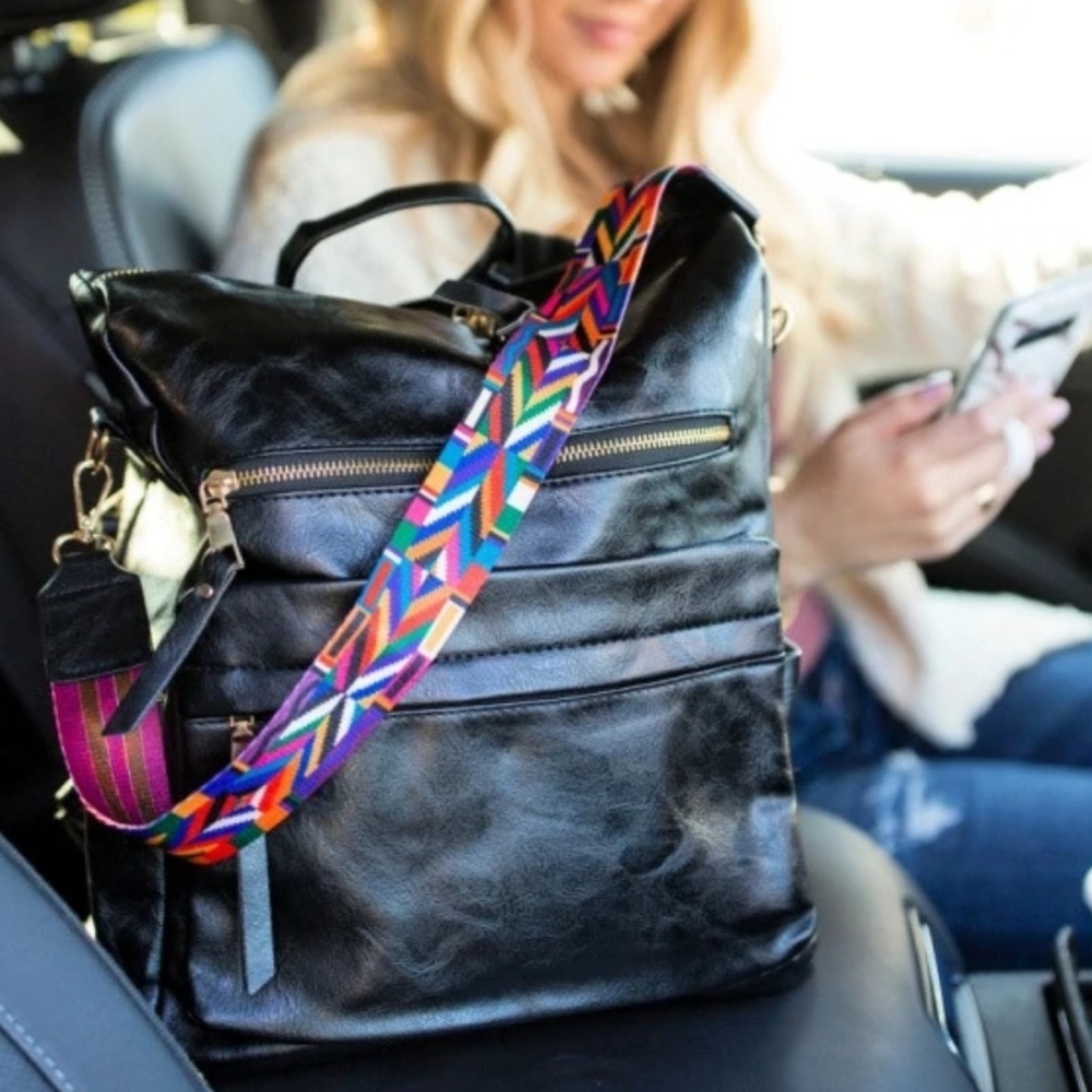 Hailee Convertable Bag - Black